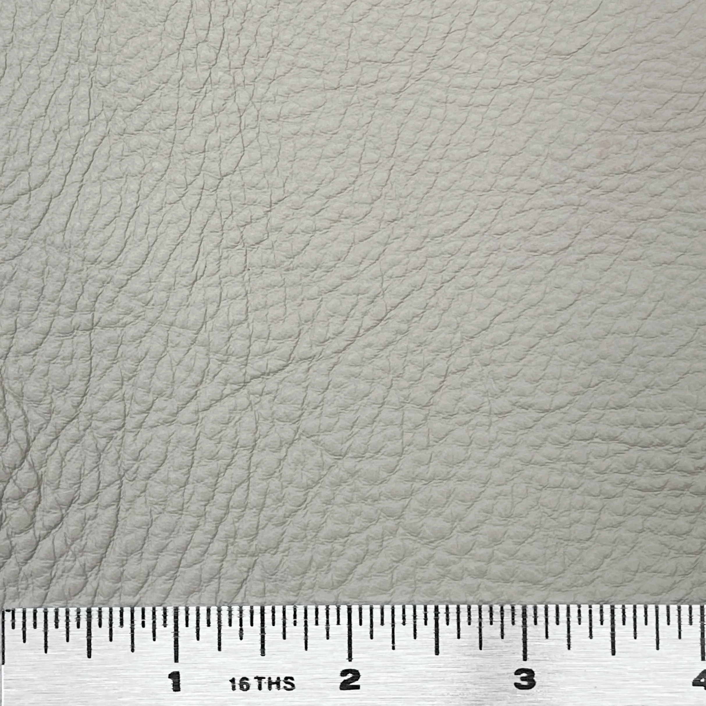 4oz (1.7mm) Pebble Cow Leather - Light Grey (per square foot)