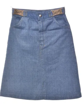 A-Line Denim Skirt - XS