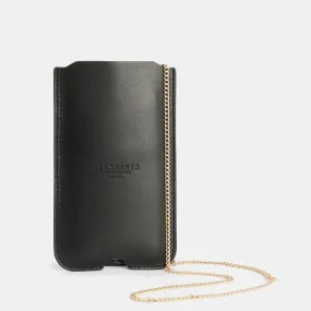 AllSaints Cybele Leather Phone Holder