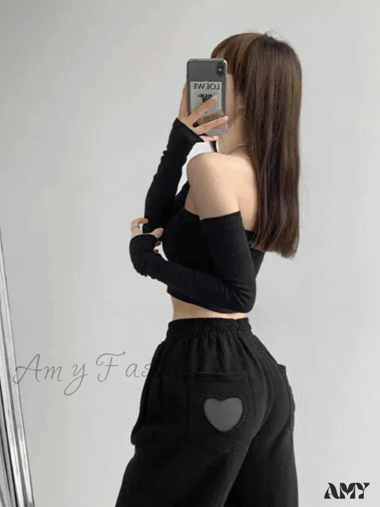 AMY - Streetwear Sexy Camis Tube Summer Skinny Harajuku Crop Top