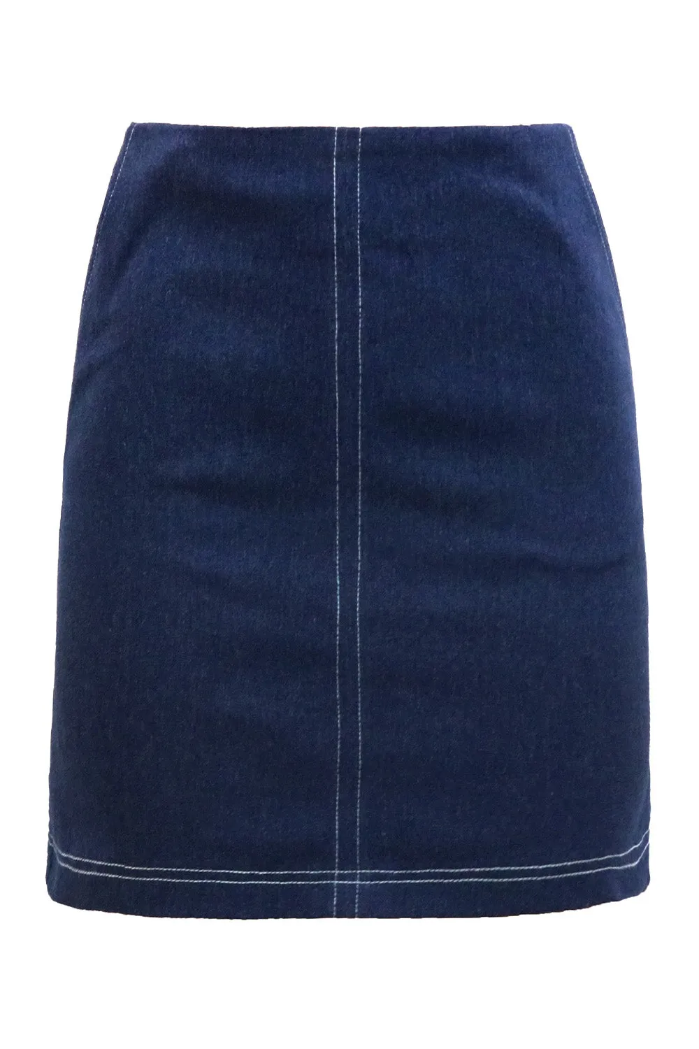 Asta Mini Skirt | Blue Denim | Nederdel fra Liberté