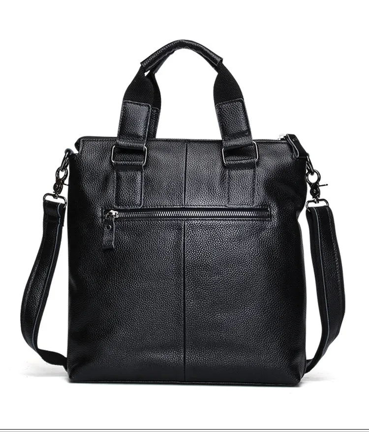 Black New Men Shoulder Leather Business Bags JB259