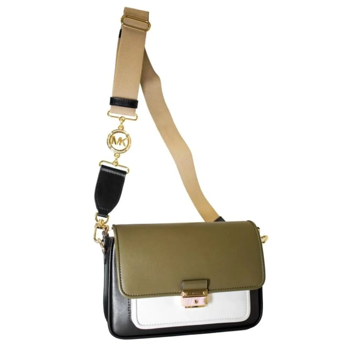 Brandshaw Medium Color-Block Leather Women's Crossbody Bag