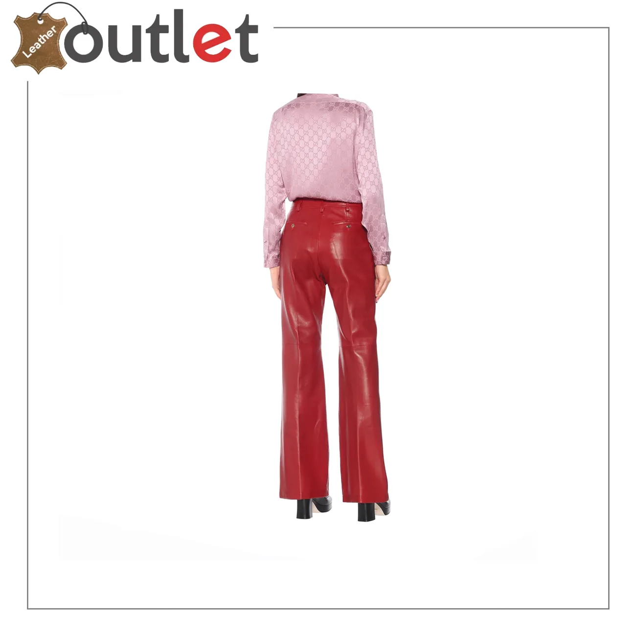 CLASSIC STYLE WOMEN LEATHER PANTS