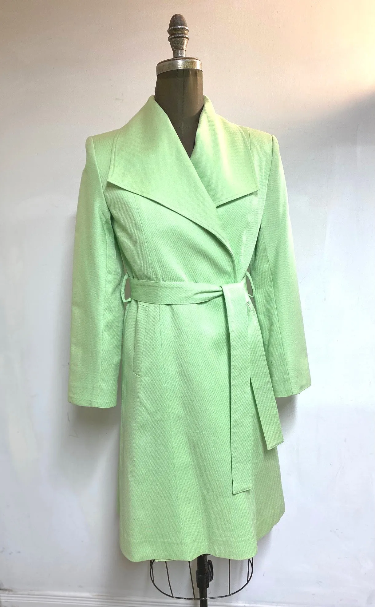 Daniela Wrap Spring Coat - Cotton Blend