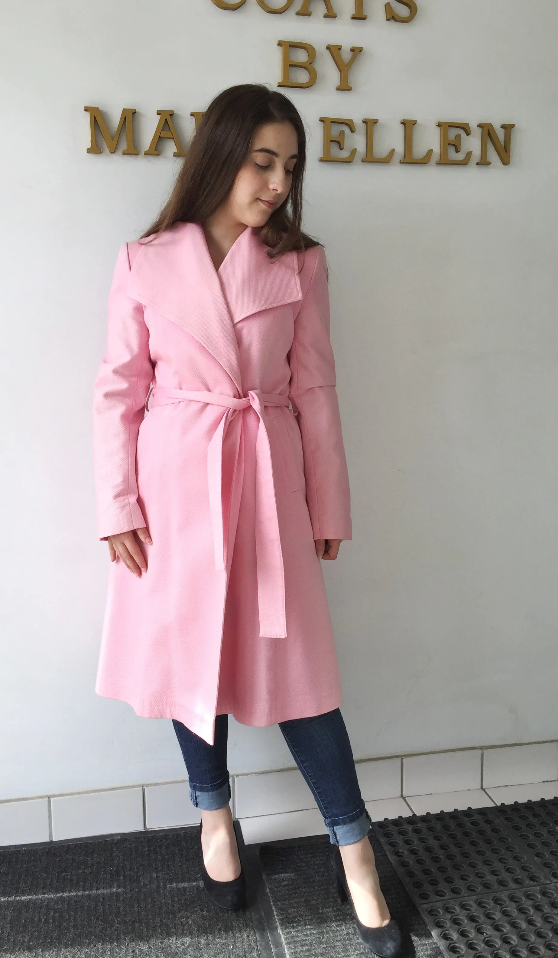 Daniela Wrap Spring Coat - Cotton Blend