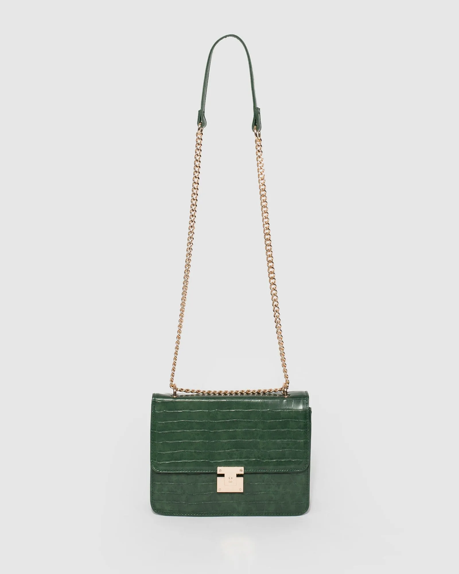 Green Chrissy Crossbody Bag