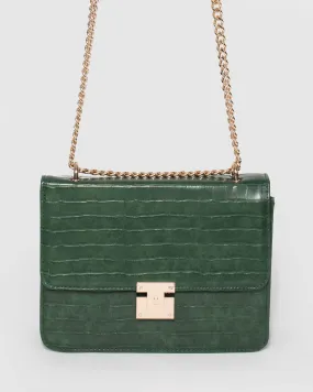 Green Chrissy Crossbody Bag