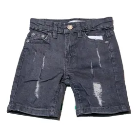 Grey Rip Repair Shorts