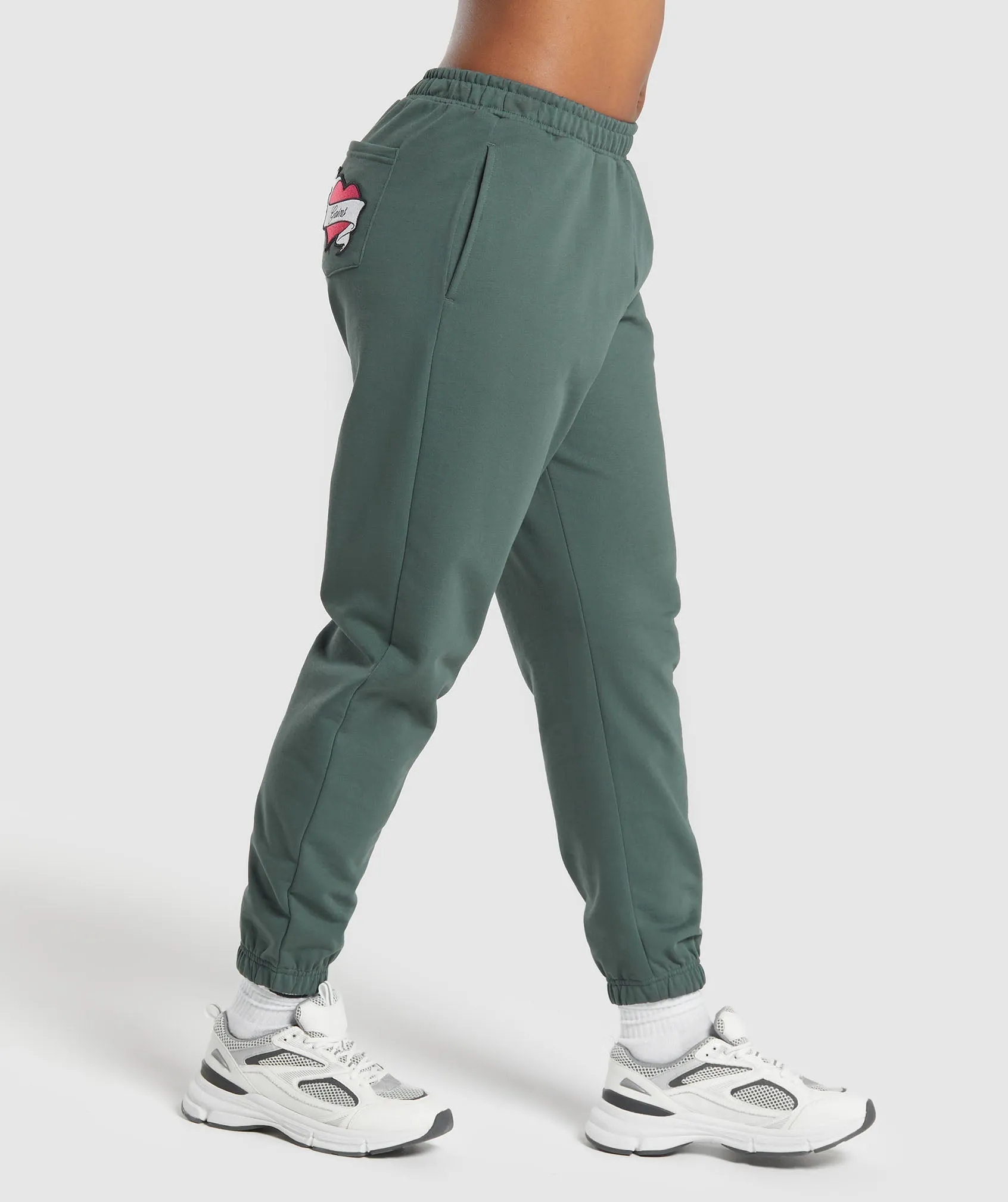 Gymshark Tattoo Joggers - Slate Teal