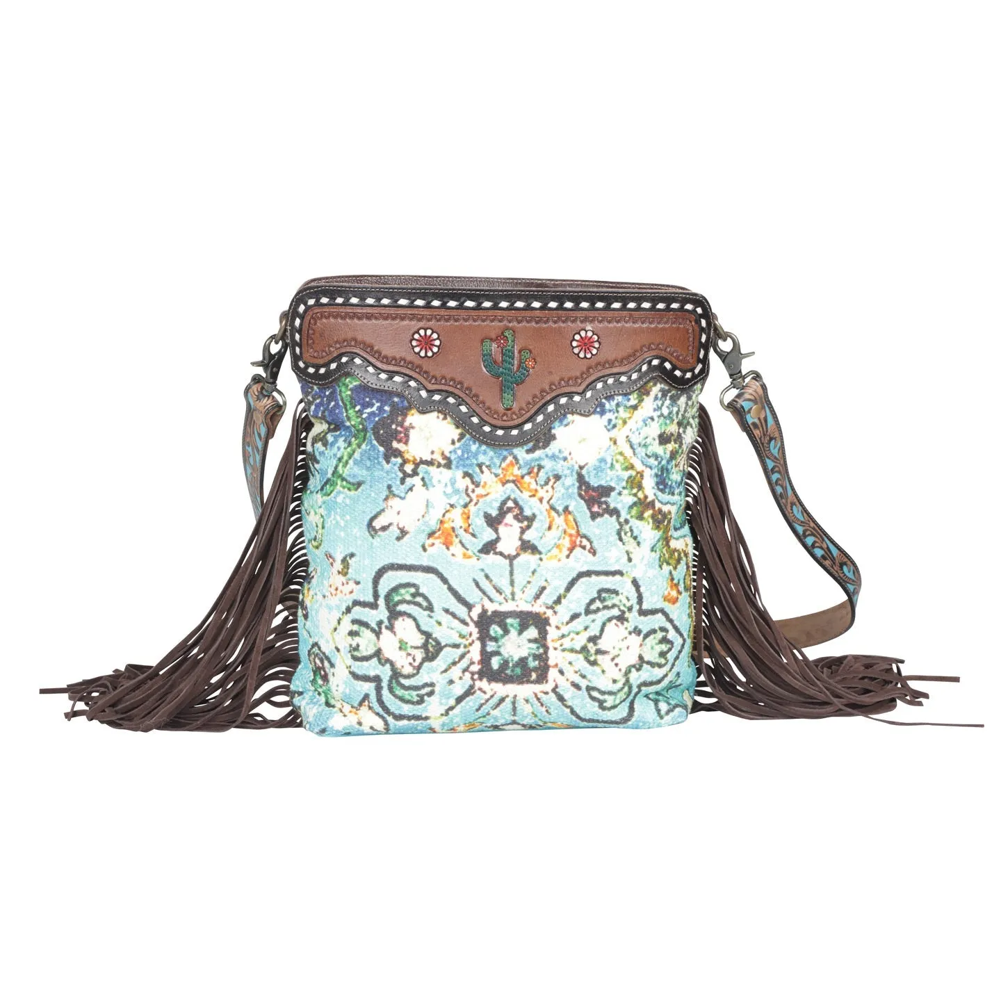 Idealistic Hand-Tooled Bag