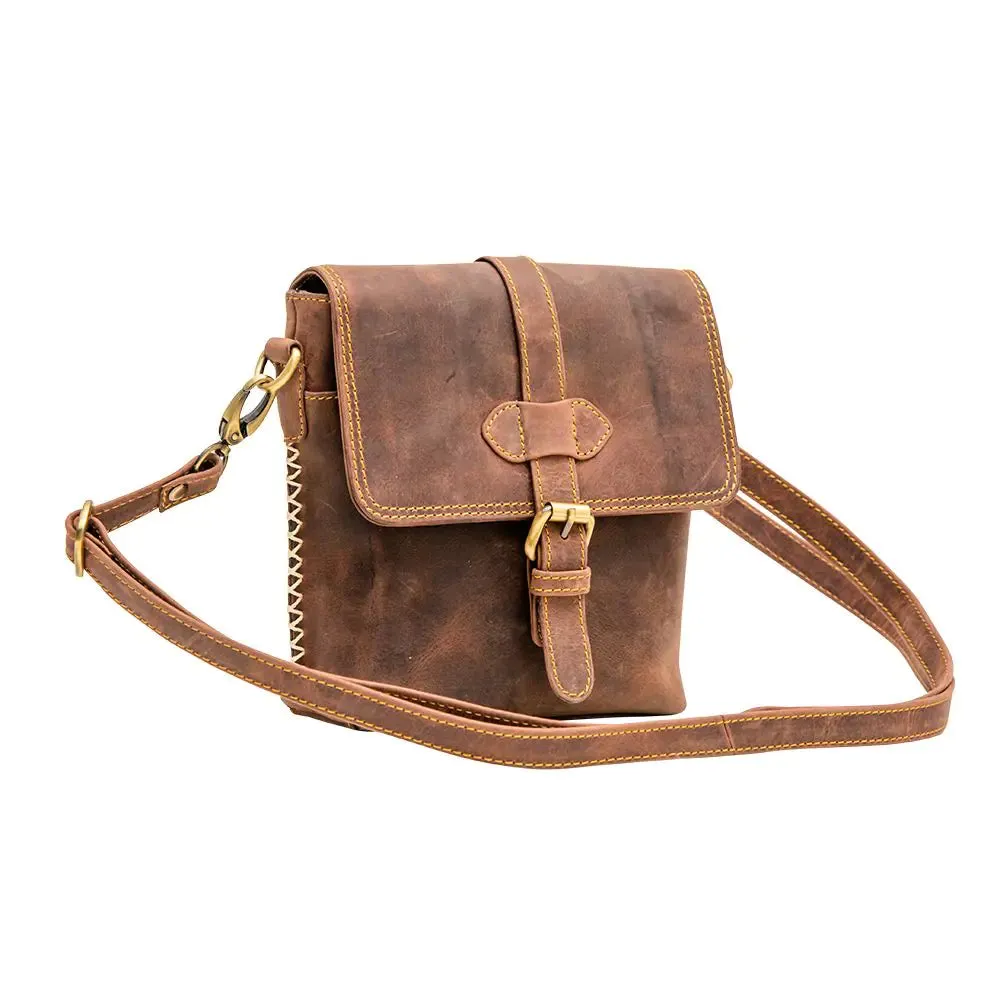 Ioga Leather Crossbody Shoulder Bag