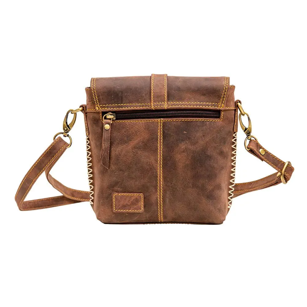 Ioga Leather Crossbody Shoulder Bag