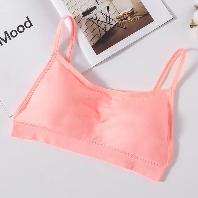 Ladies Tube Top Streetwear Sleeveless Cami Seamless Sports Lingerie Tee Bra Crop Top Bandeau Top Bralette