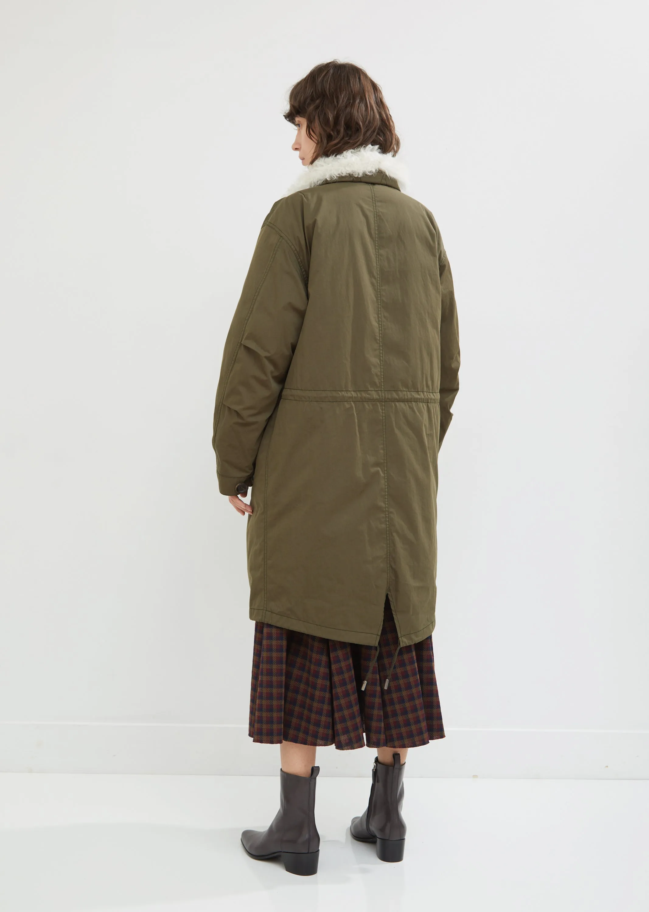 Lamb Trimmed Parka