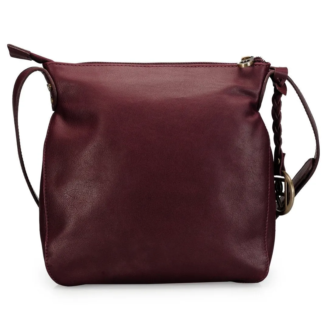 Leather Crossbody Bag - PR976