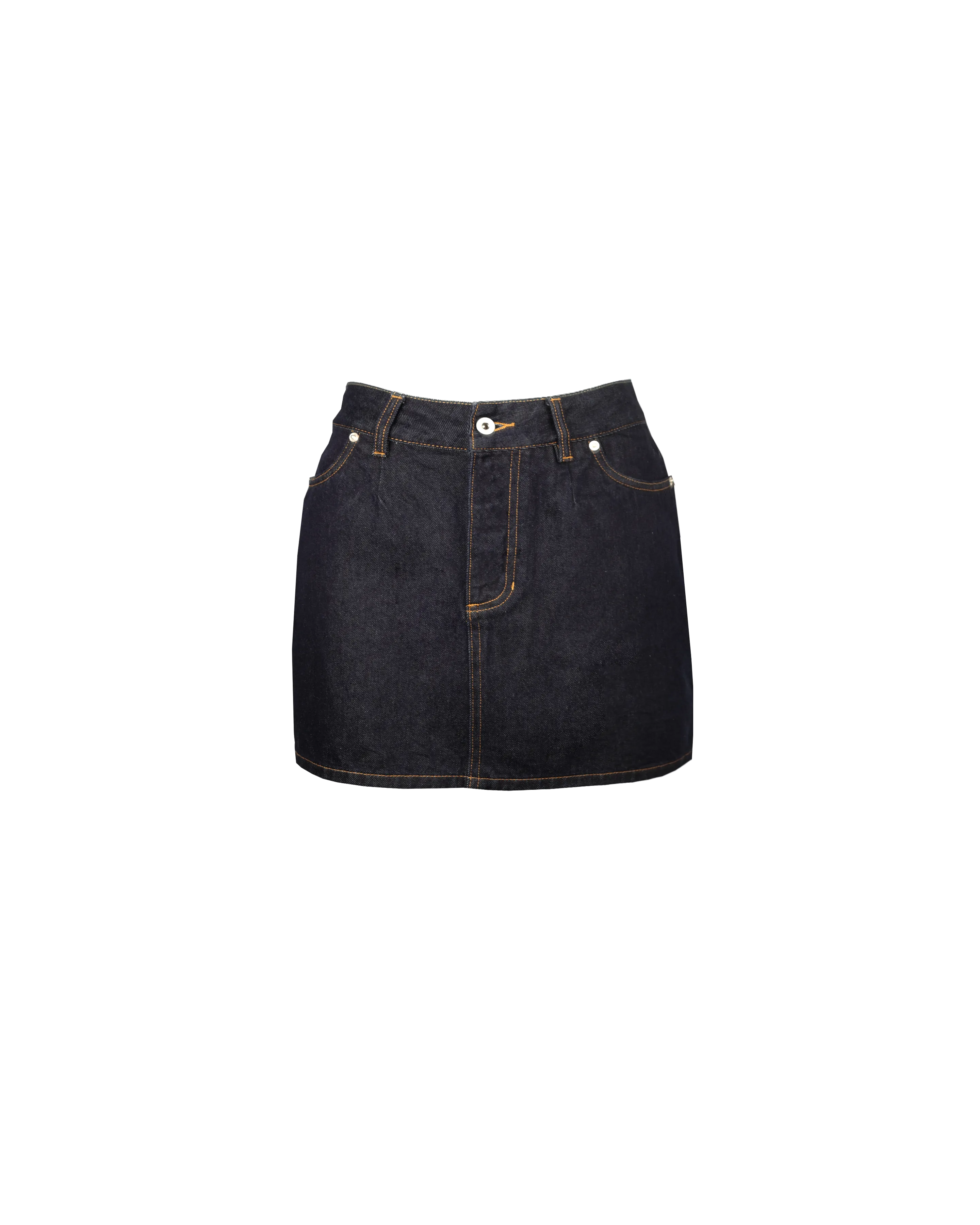 MADELEINE DENIM MINI SKIRT UNWASHED