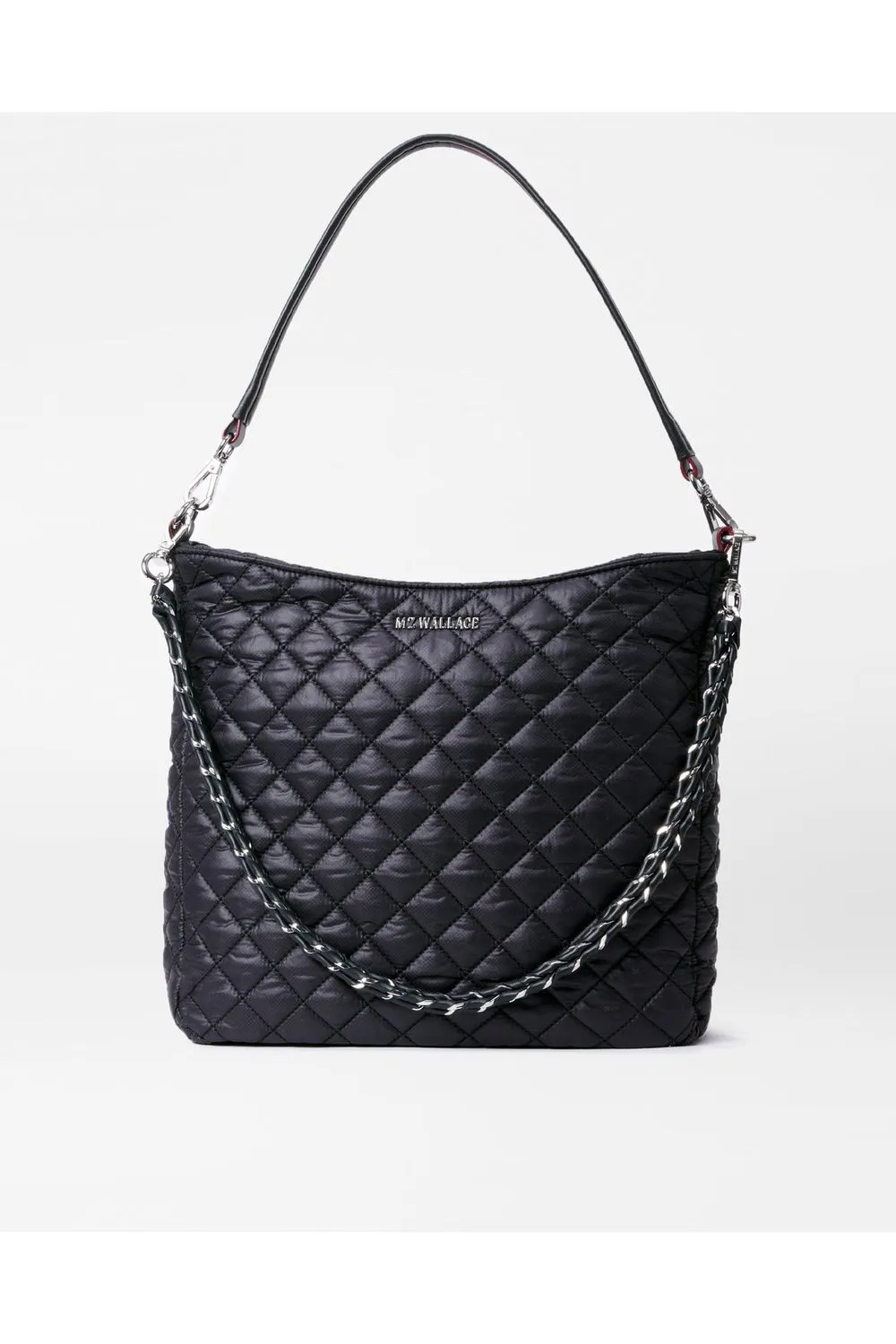 MZ Wallace Crosby Hobo Bag 1448C1590  | Black Rec