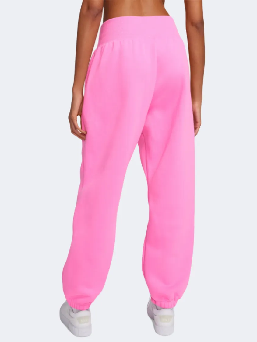 Nike Sportswear Phoenix Fleece Hr Oversize Women Lifestyle Pant Playful Pink/Black