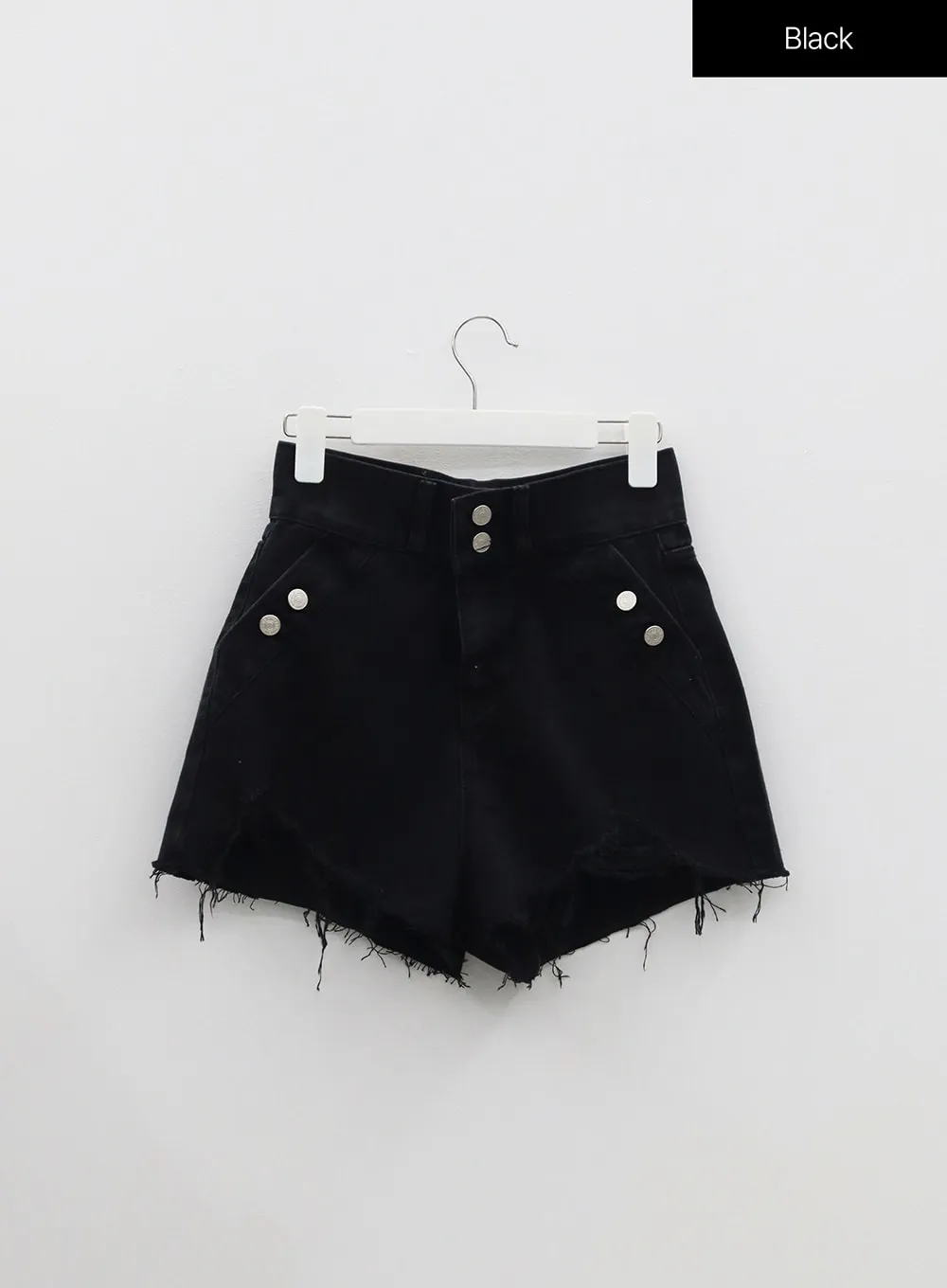 Ripped Denim Shorts BF323