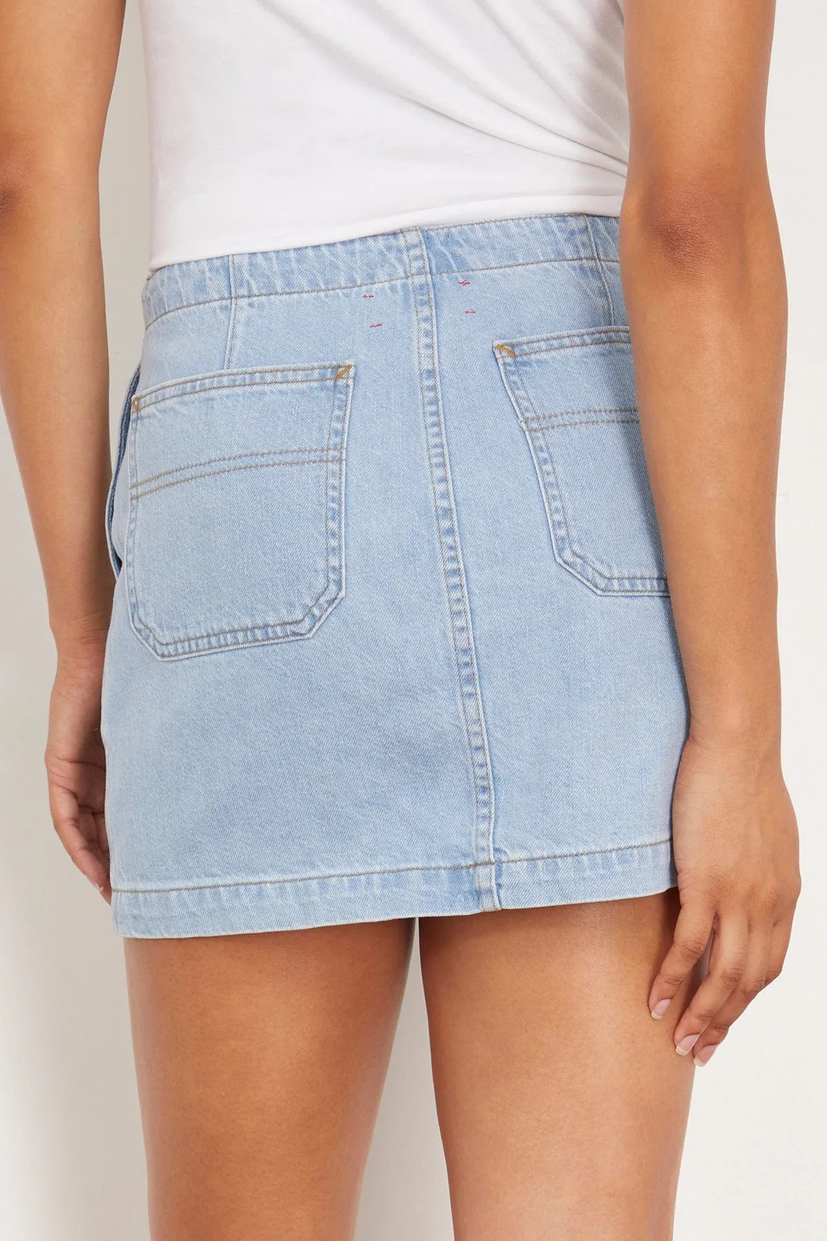 Skylar Denim Skirt in Light Blue