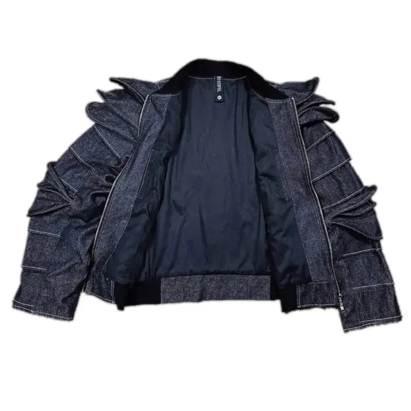 Spike Gothic Denim Jacket