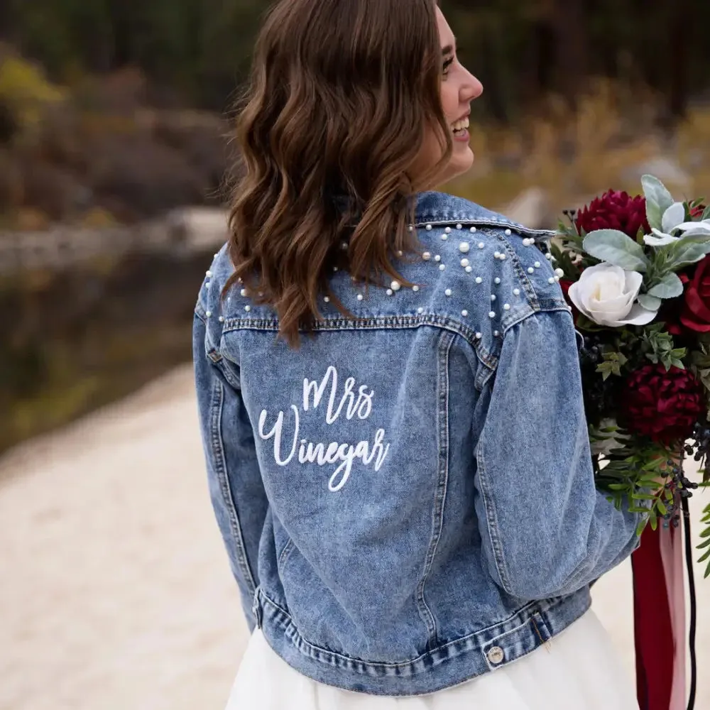 Studded Pearl Bridal Jacket