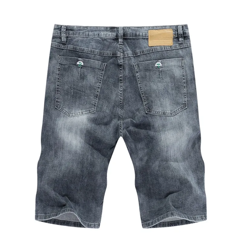 West Louis™ Ripped Elastic Regular Fit Denim Short